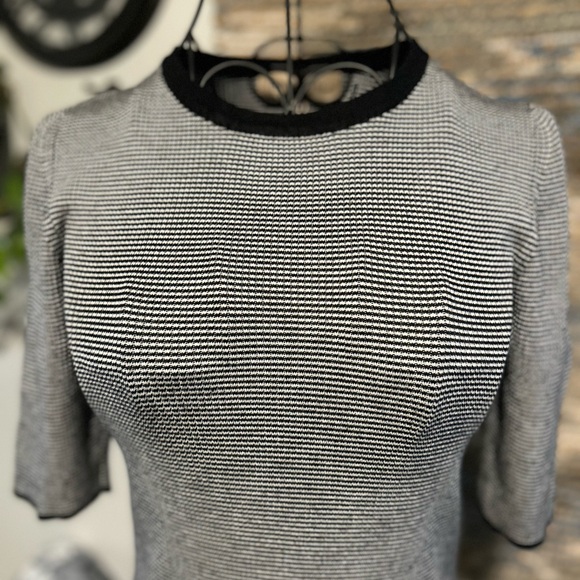 Philosophy Black and White Striped Women's Top - Picture 2 of 8